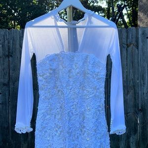 White Homemade Wedding Dress